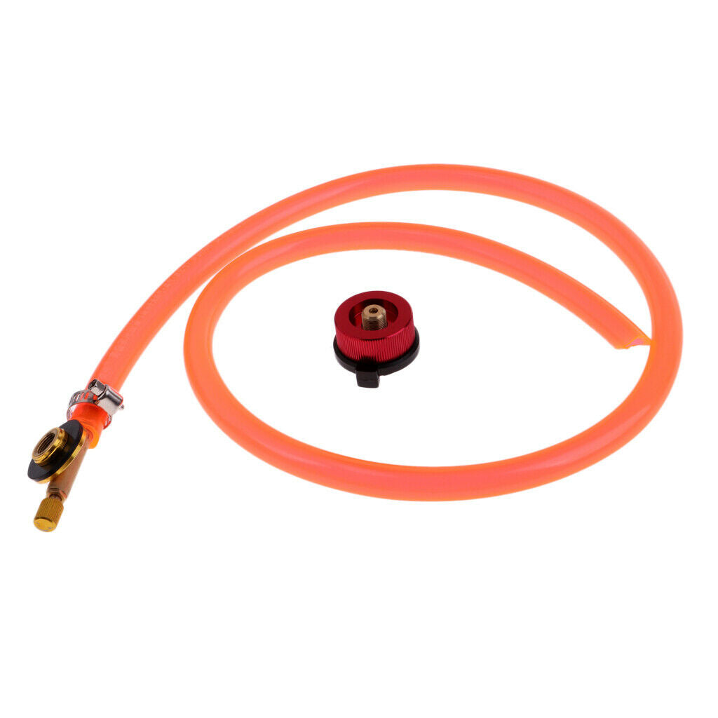 Outdoor Camping Gas Stove Tank Propane Refill Adapter Switched Cylinder Hose