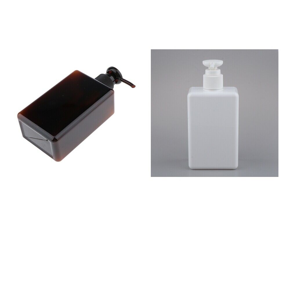 2Pcs 280ml Empty Pump Container Bottle for Shampoo Body Lotion Shower Gel