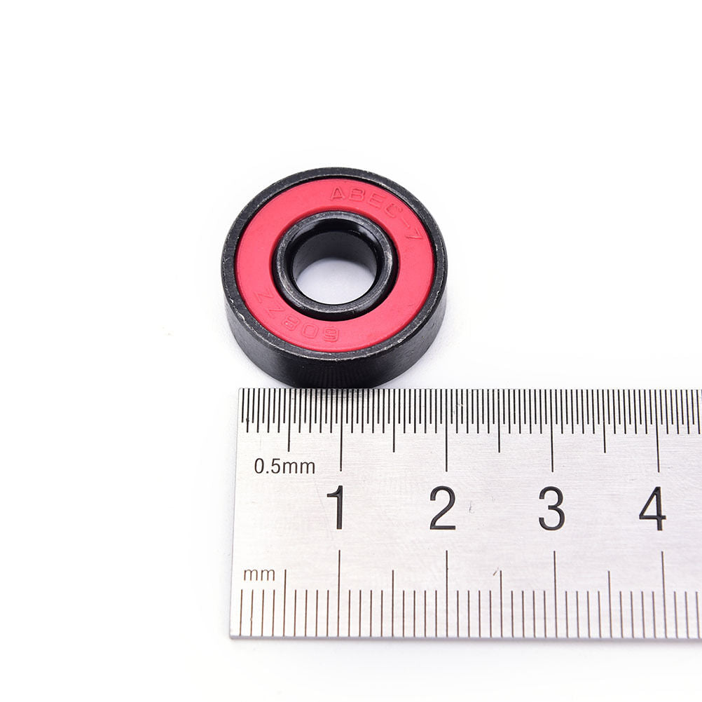 8pcs/set 608RS skate skateboard steel integrated spacer bearings fi.l8