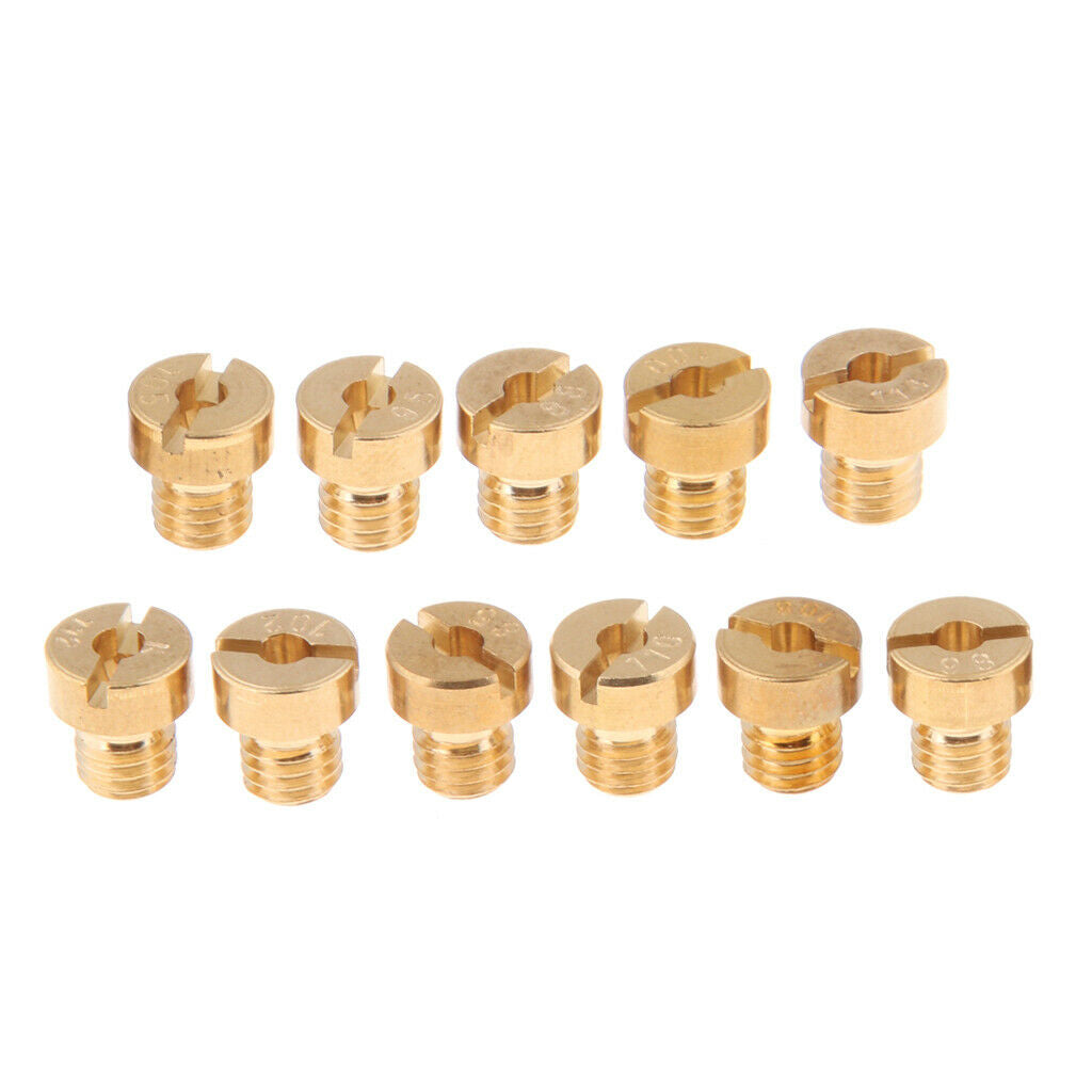 11pcs Carburetor Main Jet Replacement Part For PWK  OKO CVK 85-114