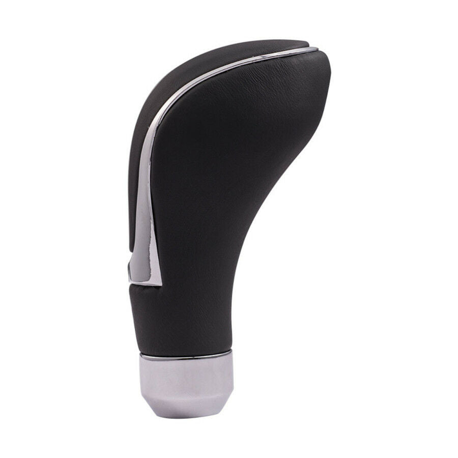Universal Black PU Leather Car Manual Transmission Gear Shift Knob Shifter Lever