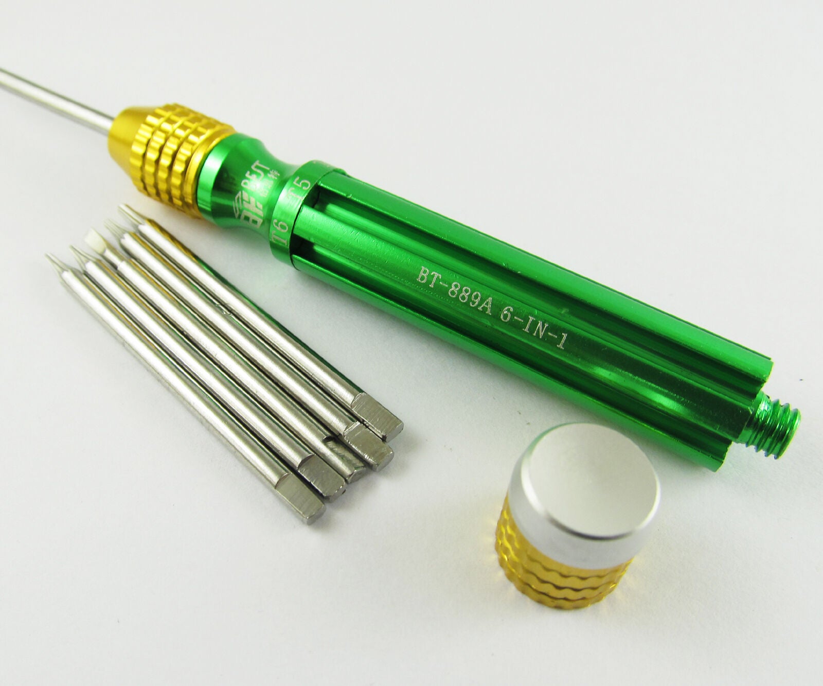 Best 889A 6 in 1 Multi-function Kit Set Straight Screwdriver T3/T4/T5/T6/PH00/-2