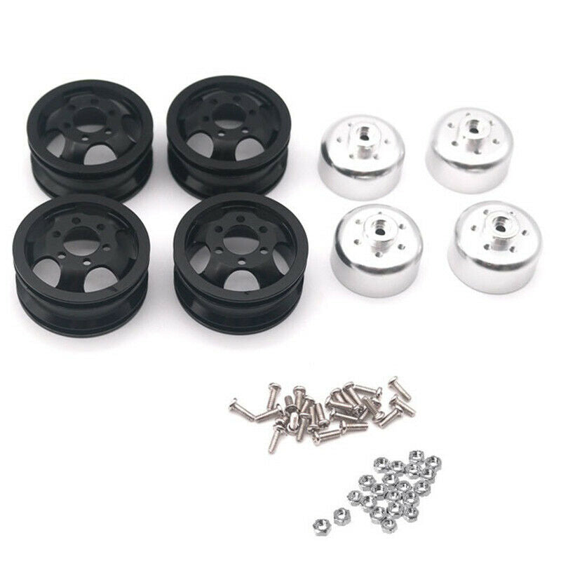 Upgrade Metal Wheel Rim Kit Wheel Hub for WPL B1 B-1 B14 B-14 B16 B-16 B24 B-2D4