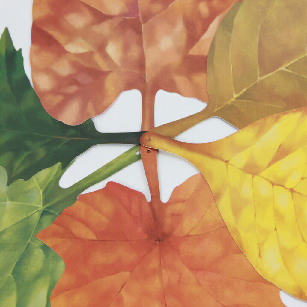 Fall Leaves Banner Baby Shower Kid's Birthday Party Decor Leaves -2.5m