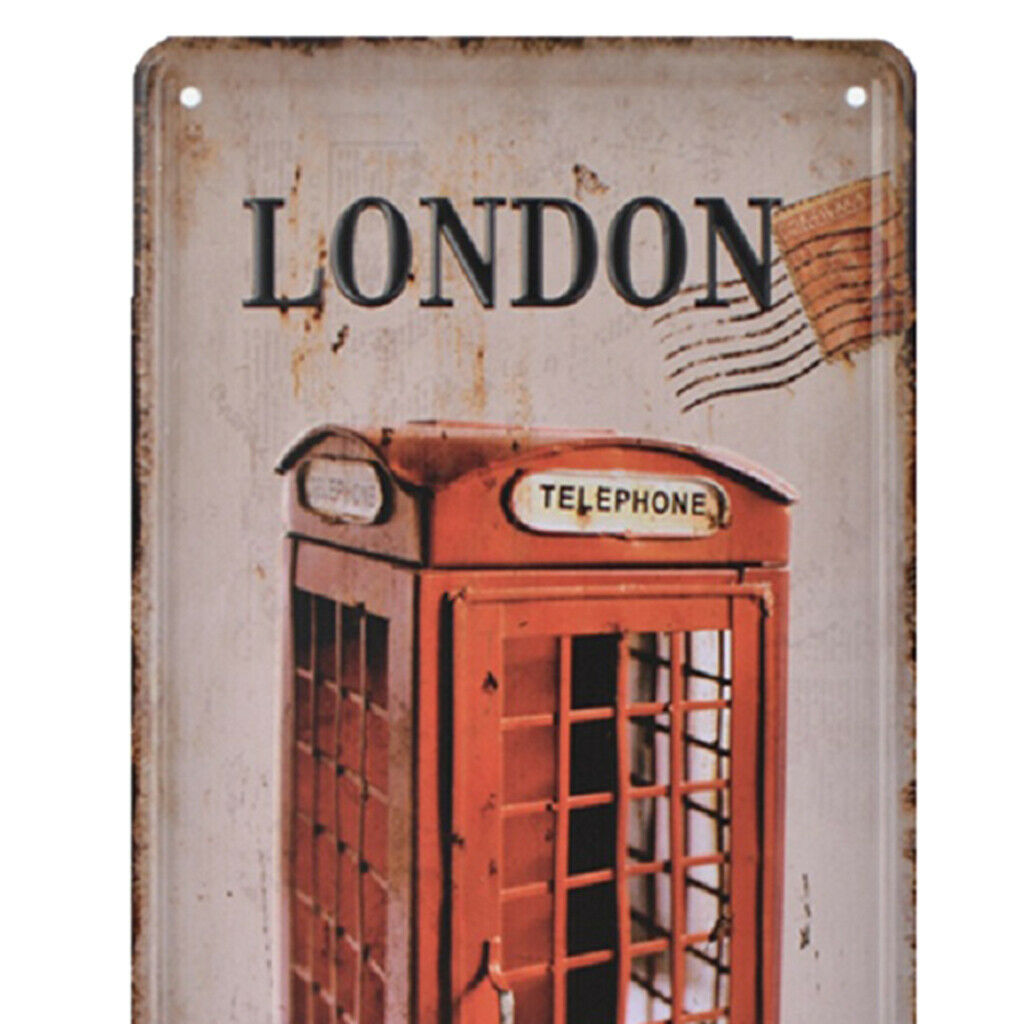 Various Retro Tinplate Metal Sign Wall Metal Plaque Bar Coffee Shop Decor C