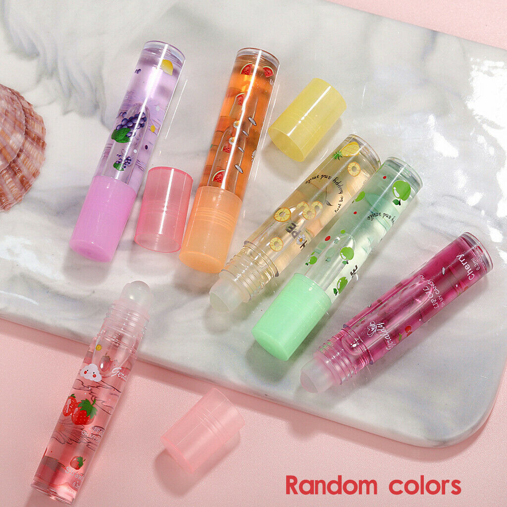 Roller Balls Lip Lacquer Moisturizing Liquid Lipstick for Men Women Makeup