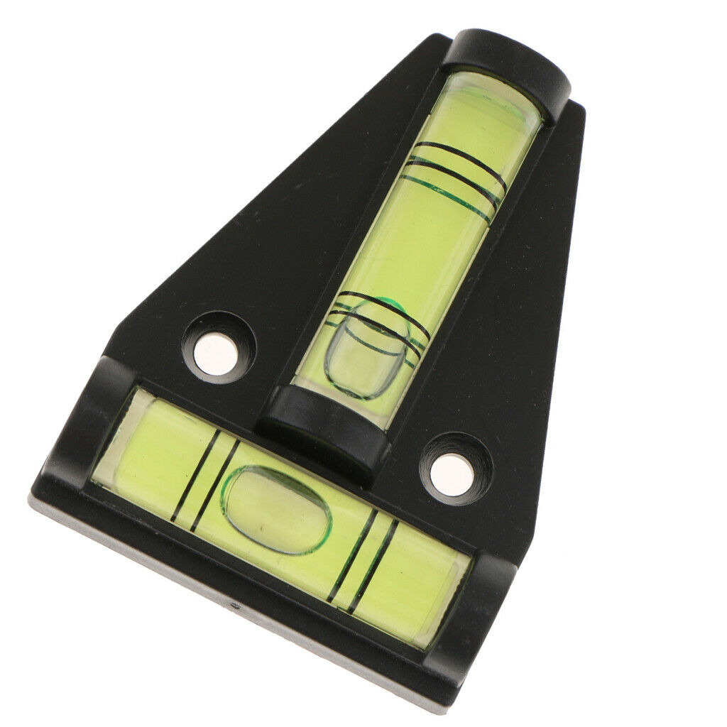 2Piece T-Type Mini Bubble Spirit Level Measuring Device Triangular Indicator