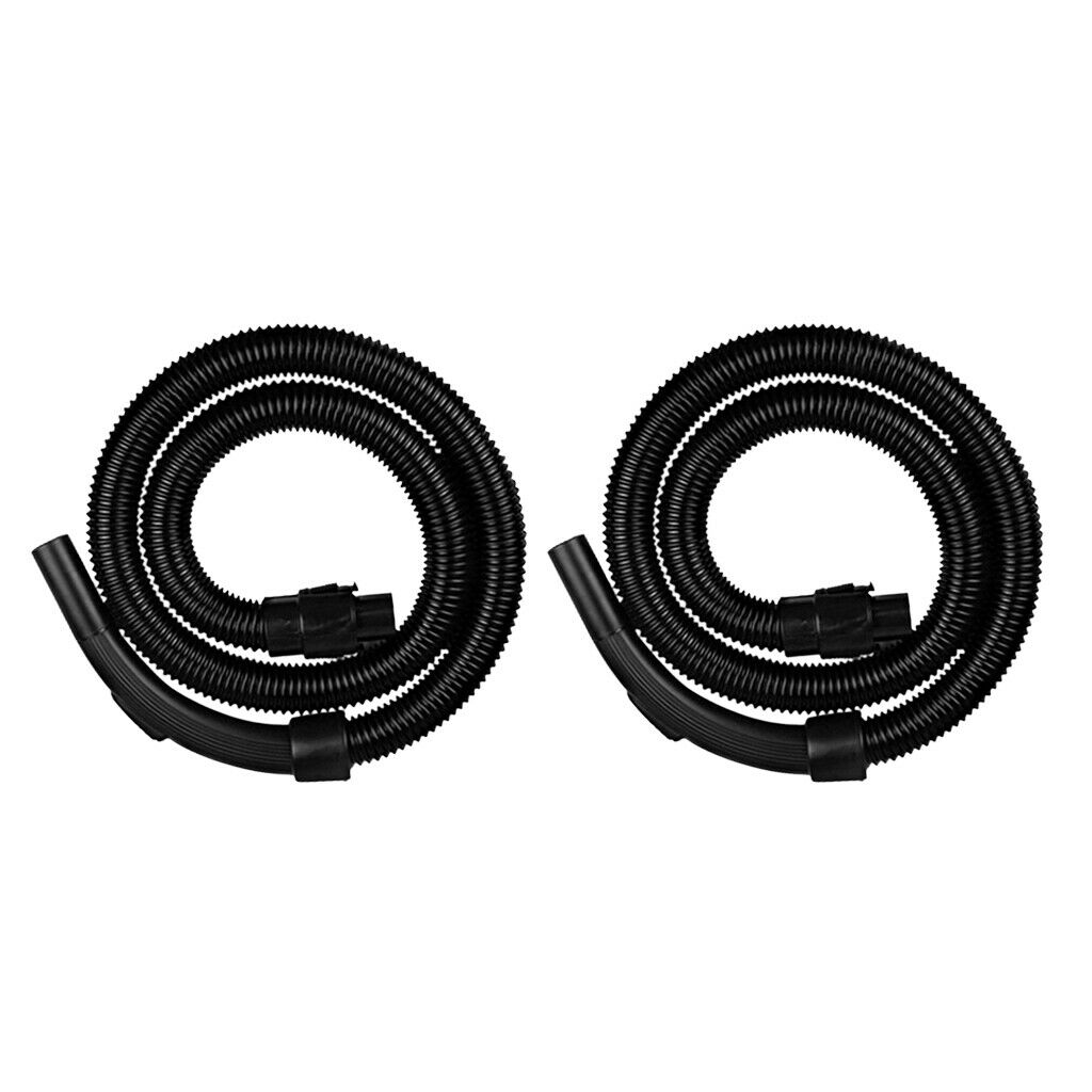 2pcs Vacuum Cleaner Hose Attachments Hose Suction Tube Nozzle Extension,Black