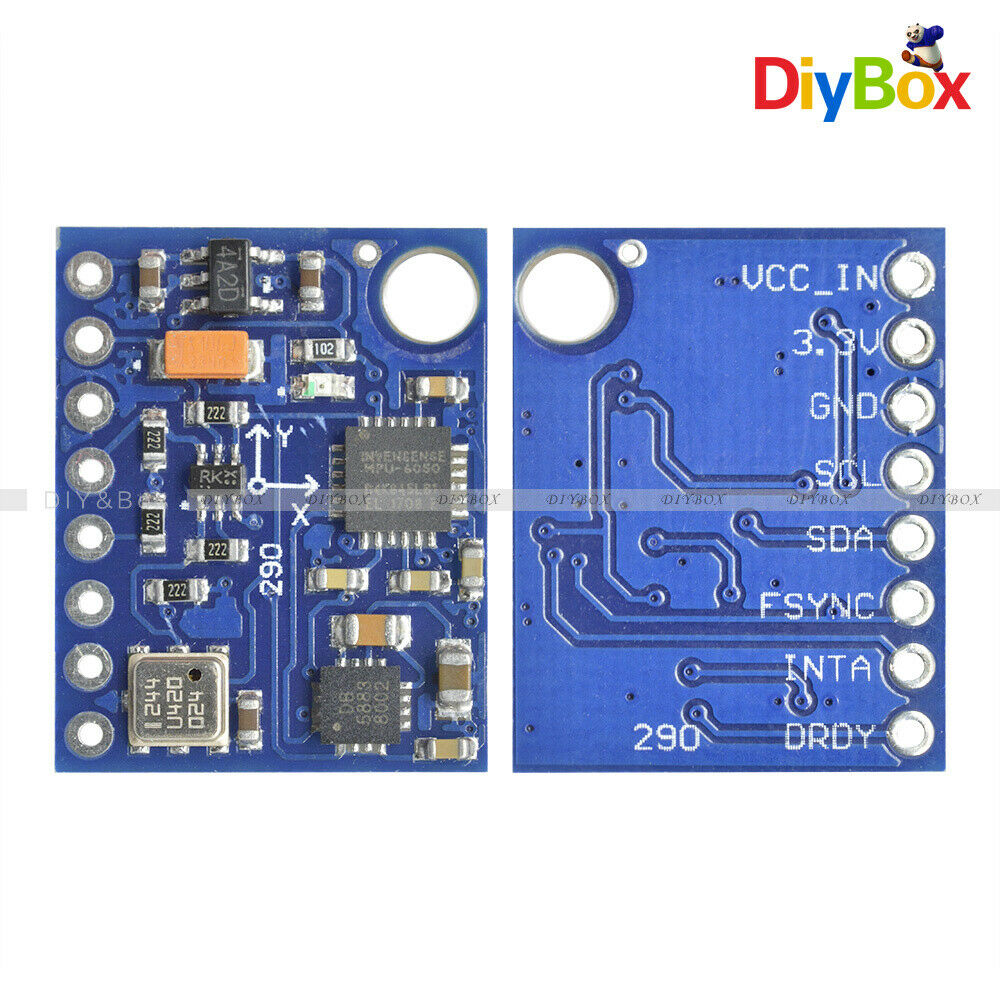 10DOF HMC5883L MPU6050 BMP180 Gyroscope Acceleration Compass Module For Arduino