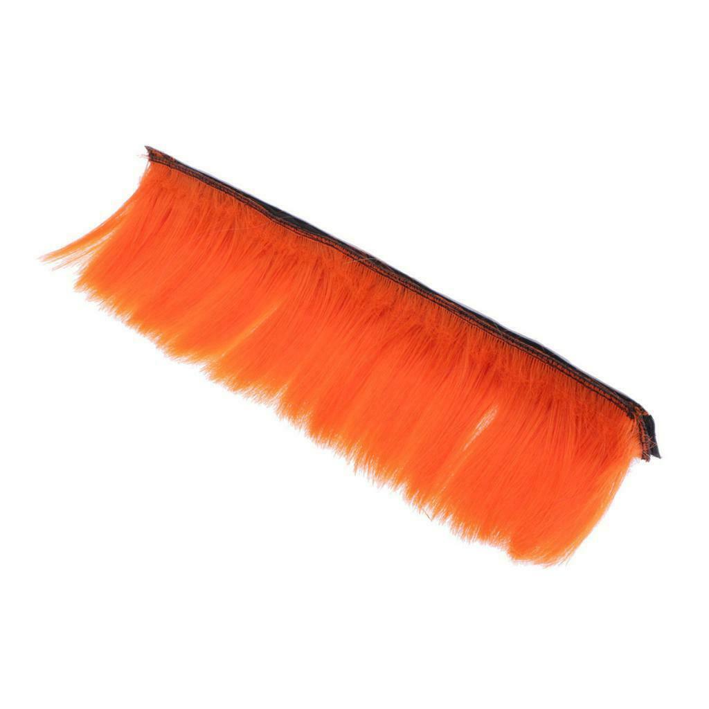 Motorcycle skinhead wig punk helmet mohawk wig hairpiece orange