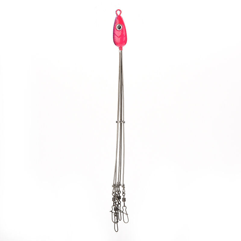 5 Pcs ALABAMA Rig 5 Wire Arms Umbrella Bass Fishing Umbrella Rig 5 Colors DD