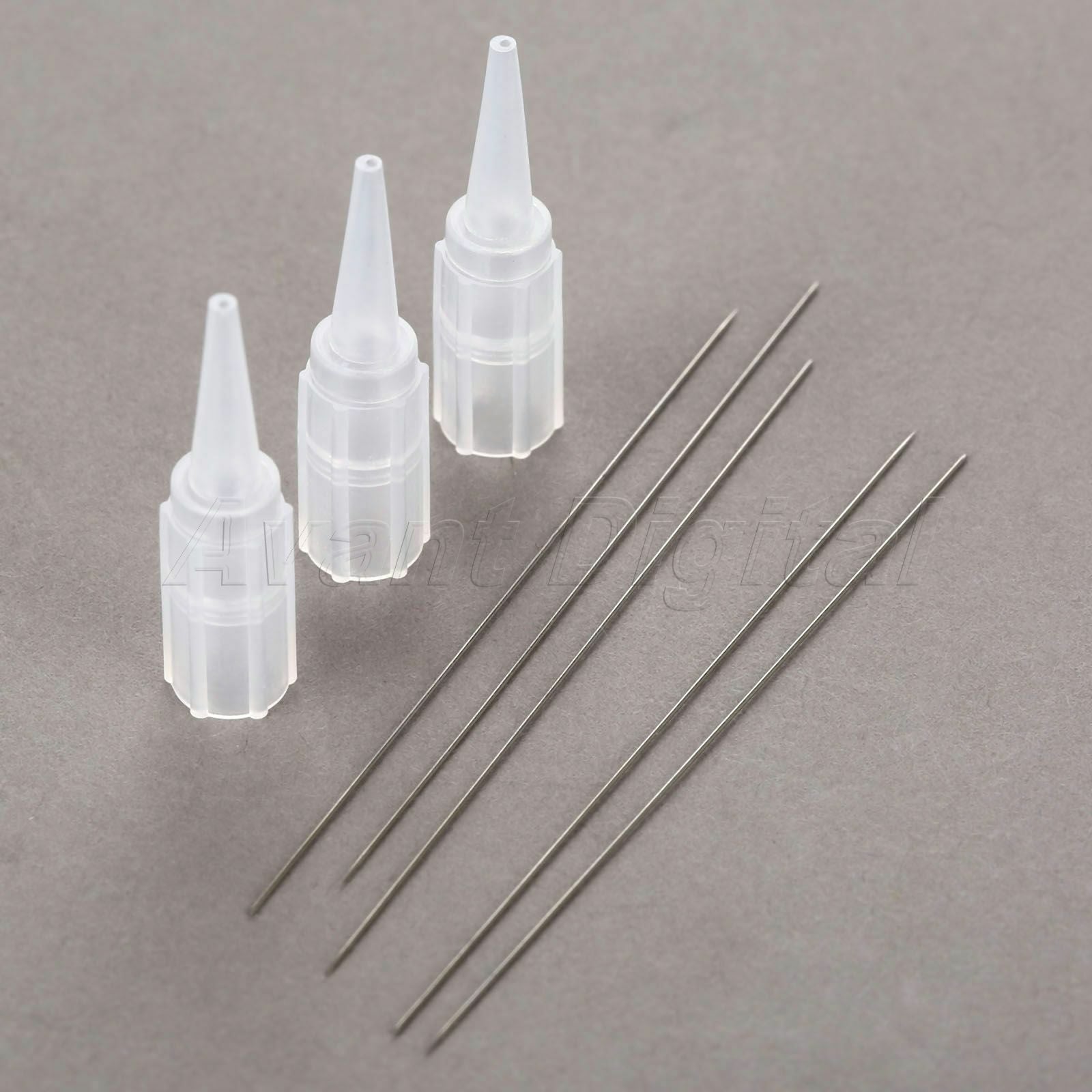 50pcs 0.4mm 1R Eyebrow Tattoo Training Needles 50pcs Round Mouth 1R Needle Tips