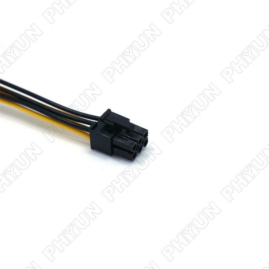 10Pcs PCI-E PCI Express 6P Male to 6Pin Male Graphics Video Card DIY Power Cable