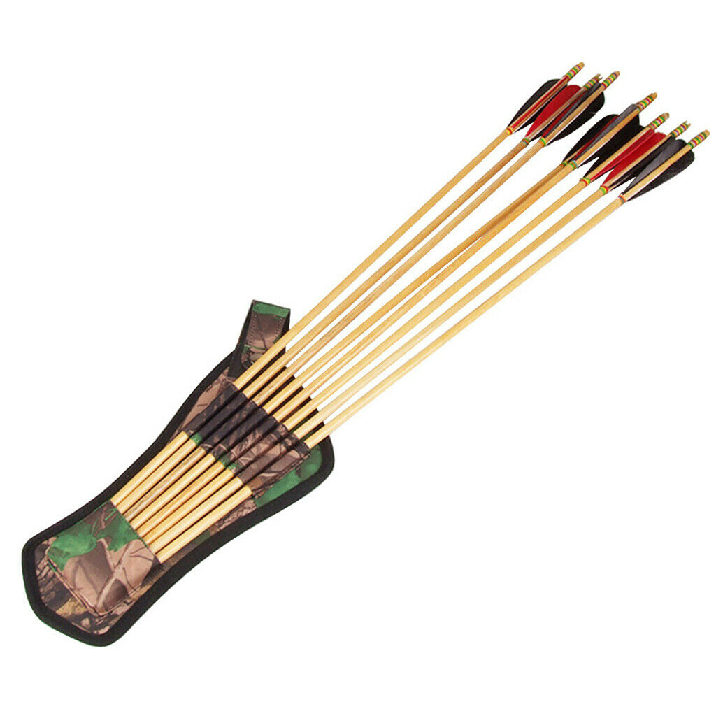 Durable Archery Quiver Arrow Holder for 8   Bolts Carrier with Belt Clip Hanging