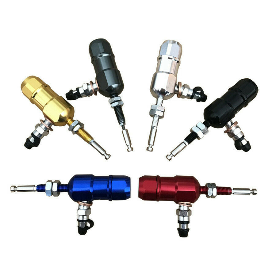 Motorcycle hydraulic hand clutch master cylinder rod system transfer pump RED