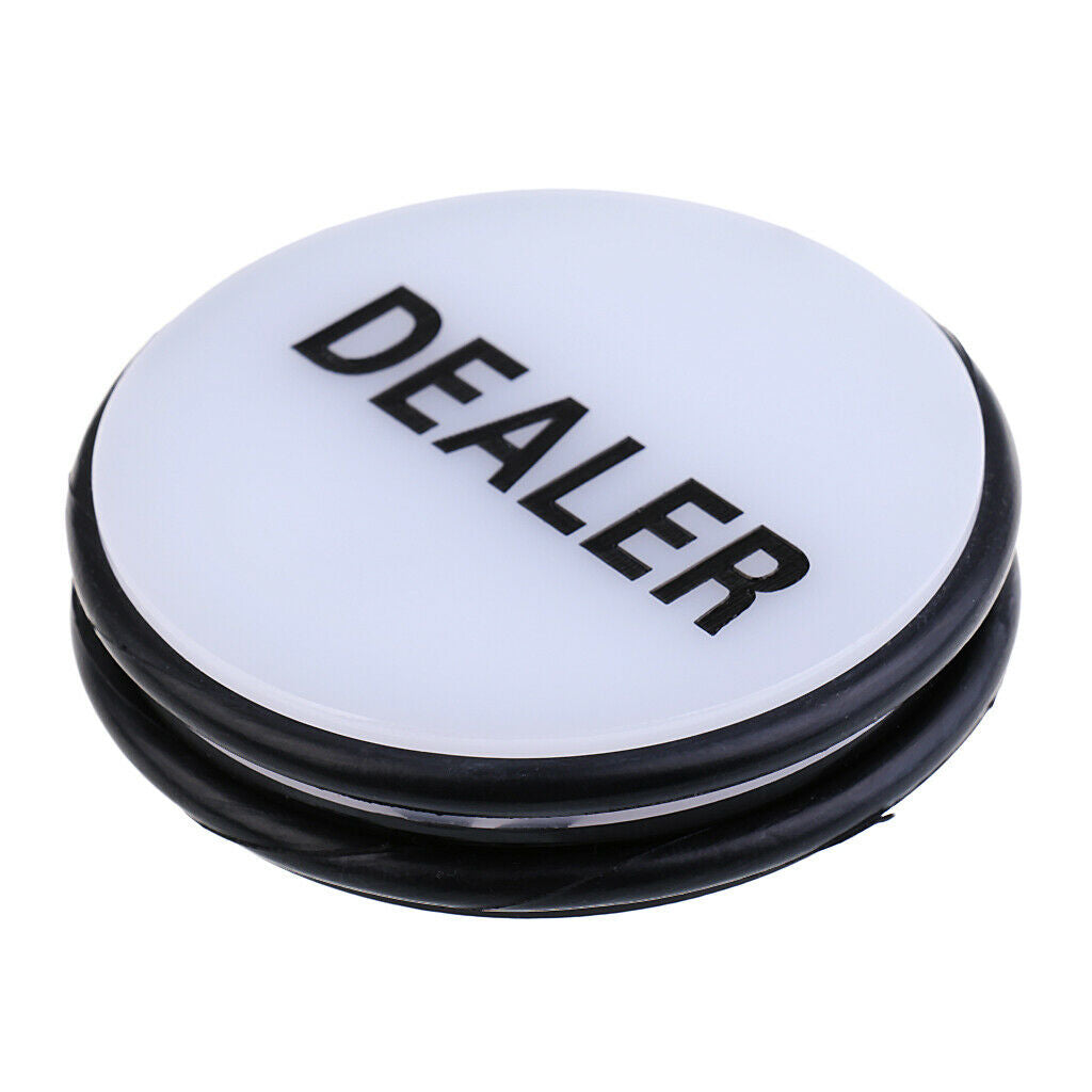 Professional Casino Board Games Accessory Double Sided Dealer Button 76 X 20mm