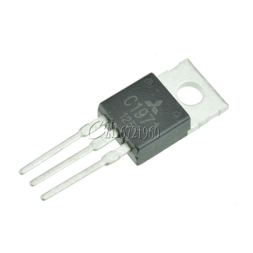 2pcs RF/VHF/UHF Transistor MITSUBISHI TO-220 2SC1971 C1971 100% NEW