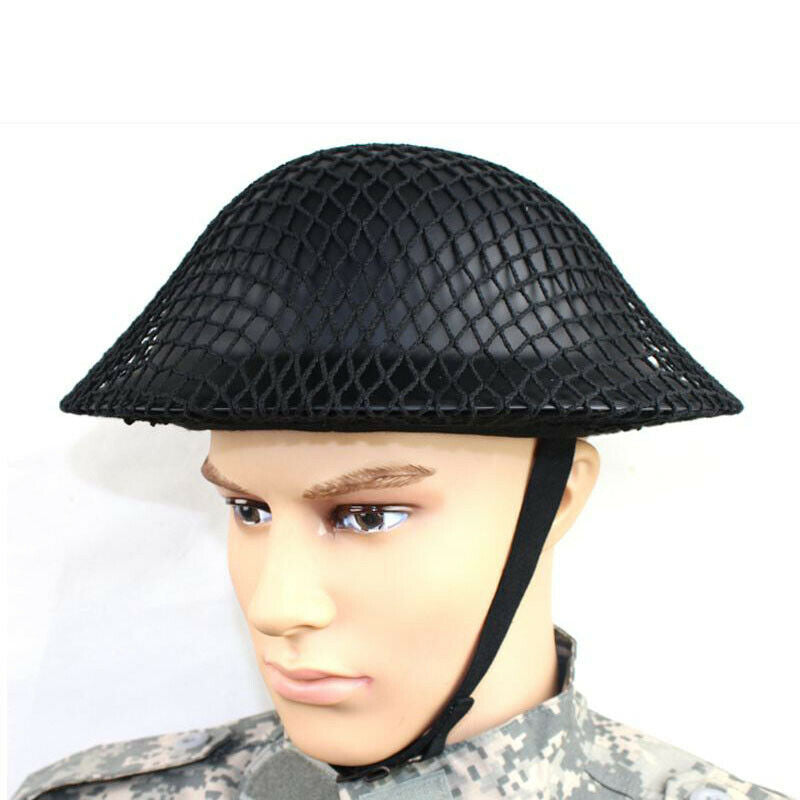 WW2 Soldier Paratrooper Helmet Net Cover Black for MK2 M88 M35 Military Army Hat