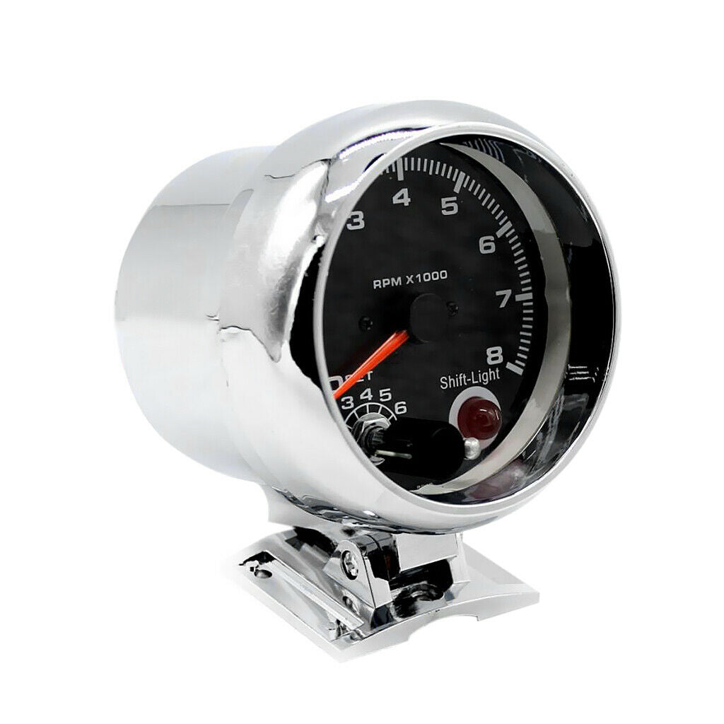 7 Colors 3.75 Inch 95mm Car Tacho Tachometer Gauge with Shift Light