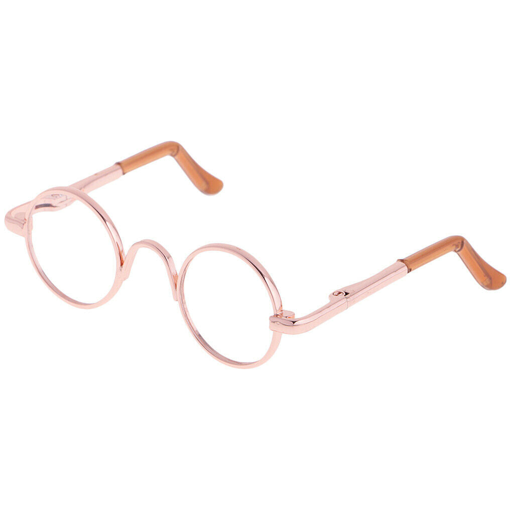1/3 1:3 BJD Round Glasses Eyewear for SD DOD Clear BJD DIY Accessories Parts