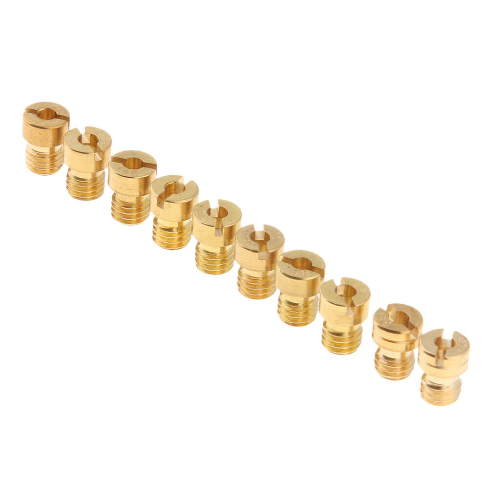 10 Size Motorcycle Carburetor Repair Assy Kit M5 Main Jet Set 130 132 ... 150