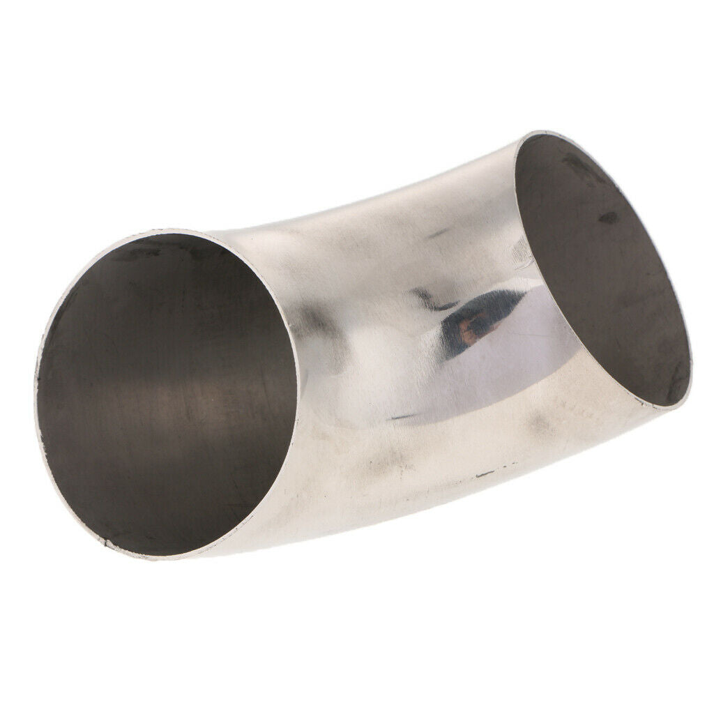 Auto 201 Stainless Steel 3" 90Degree Mandrel Exhaust Pipe Tube Thickness:1mm