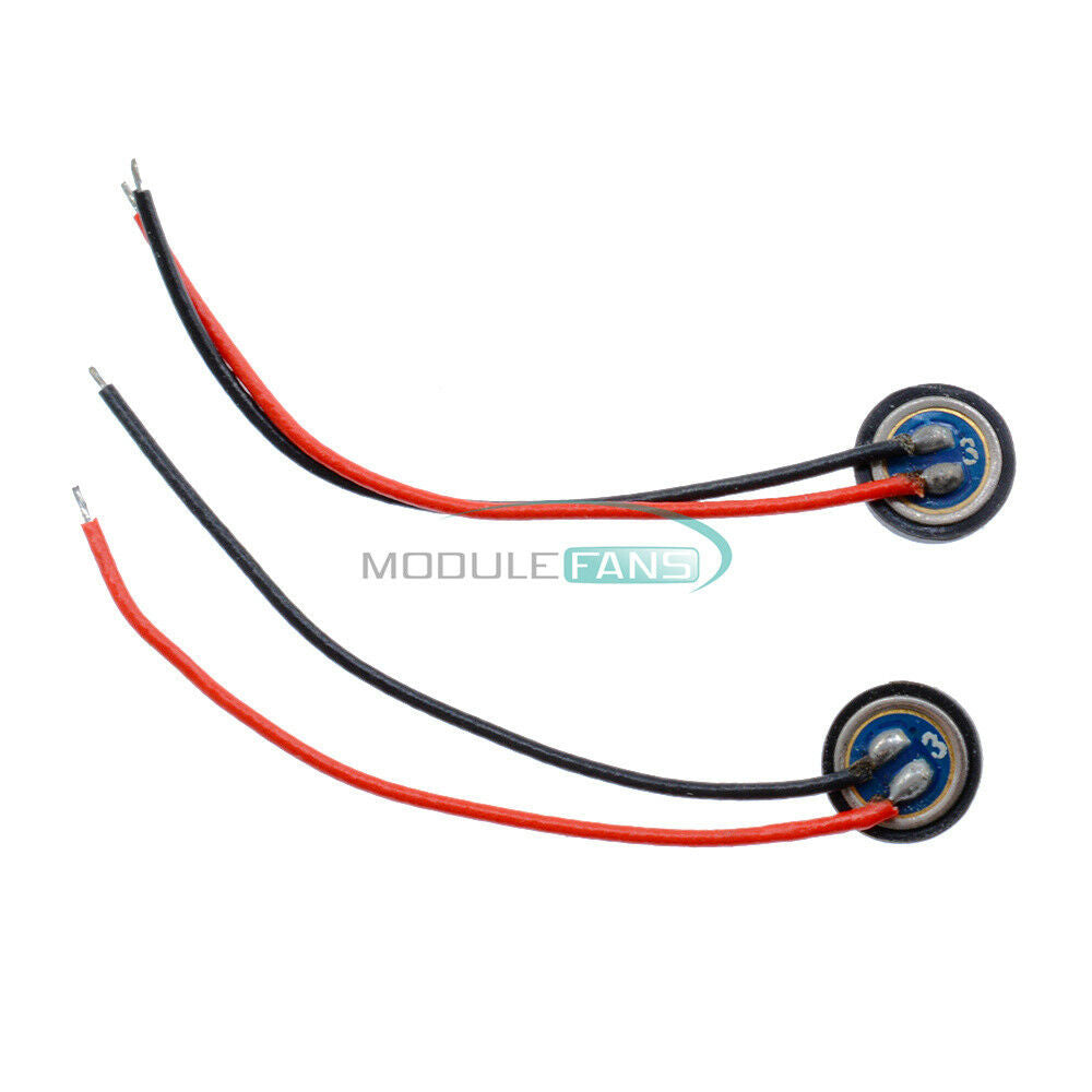 10PCS Electret Condenser  4*1.5mm Microphone MIC Capsule 2 Leads