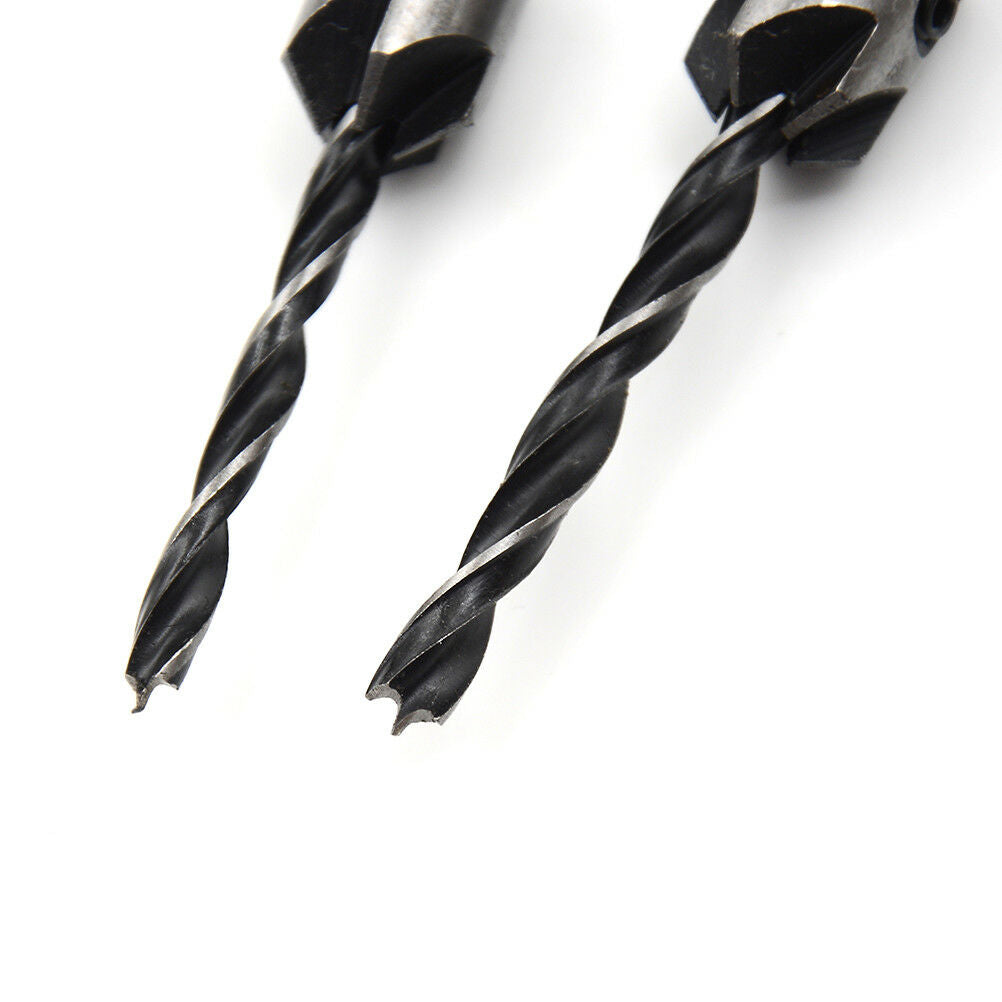 4pcs countersink drill bit set screw wood working 3-6mm tool chamfer CH