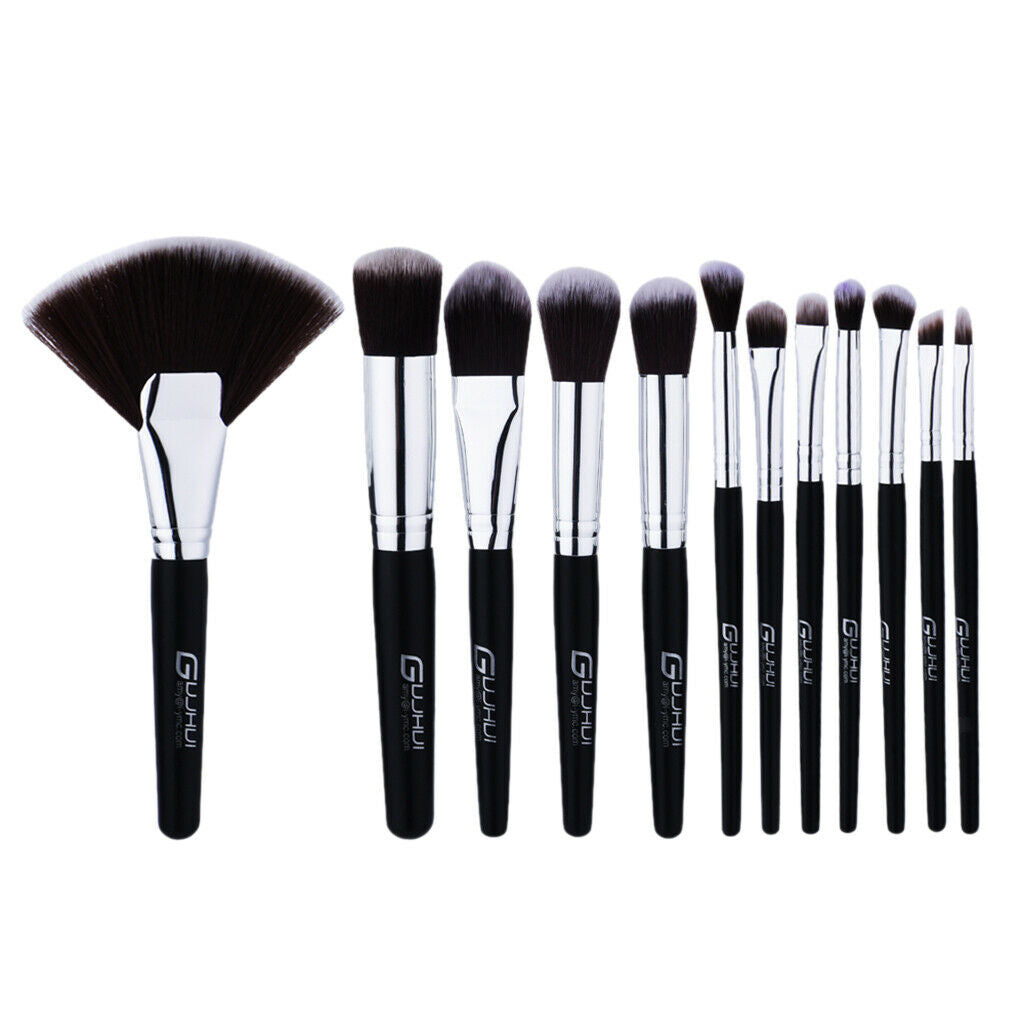 12 Pieces Makeup Brushes Set Powder Foundation Eyeshadow Lip Comestic Tool
