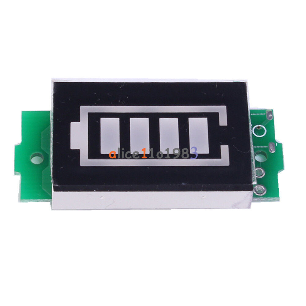 1S 3.7V Lithium Battery Capacity Indicator 4.2V Blue Dispaly Power Tester Single