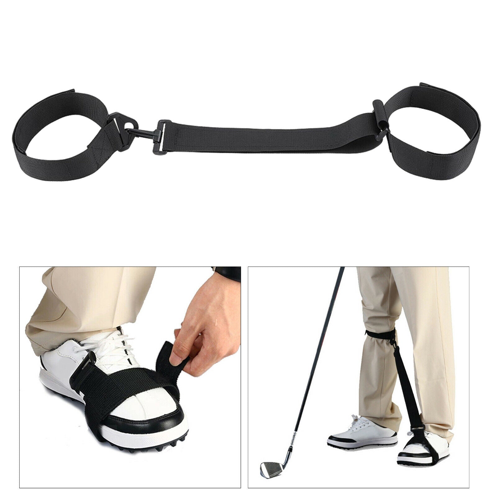 Golf Swing Training Leg Correcting Belt Practicing Posture Trainer Band