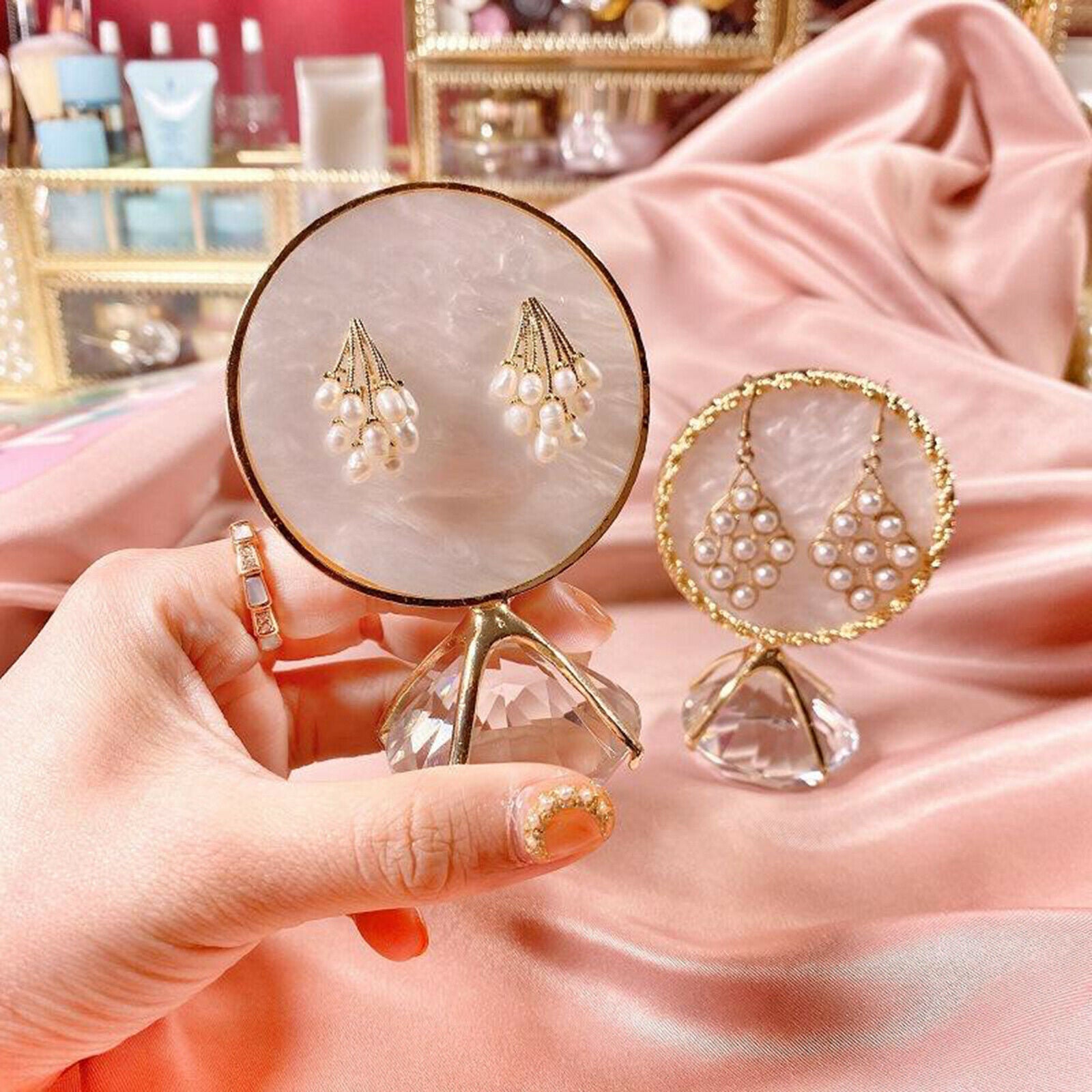 Nail Tips Display Stand Nail Art Plate Rack Board Display Tool 2 Holes