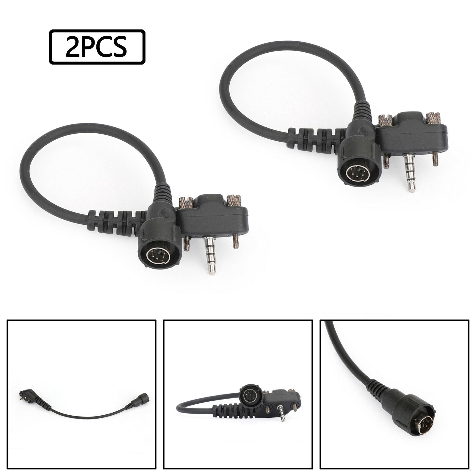 2x Headset Replace Plug for VX-418 400 410 420 428 429 EVX539