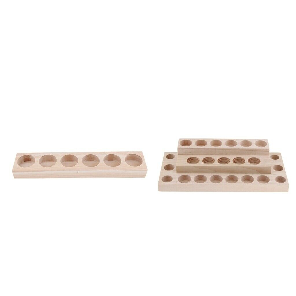 Wooden Essential Oils Massage Oil Display Stand(2 Pack)