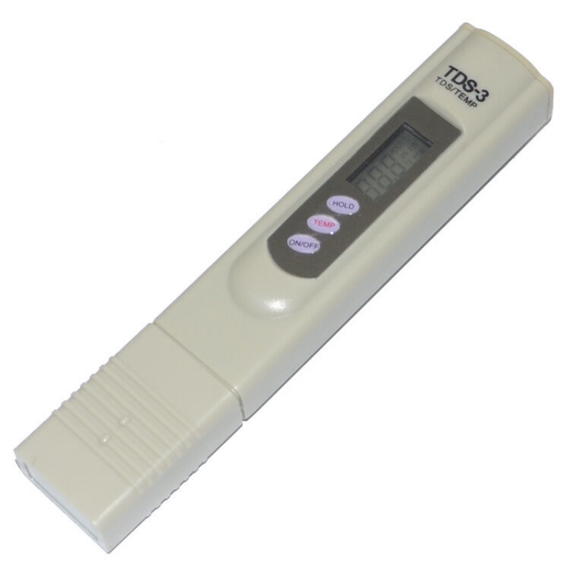 2 In 1 Digital Tds Meter Temperature Tester Pure Pool Fish/koi Pond 0-9990Ppm