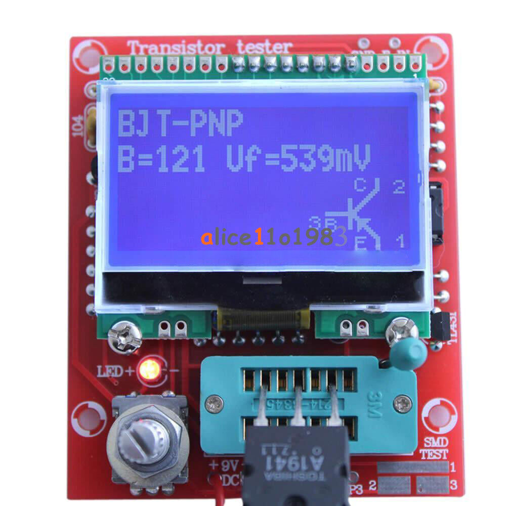M328 LCD 12864 Transistor Tester DIY Kit Diode Triode Capacitance LCR Meter