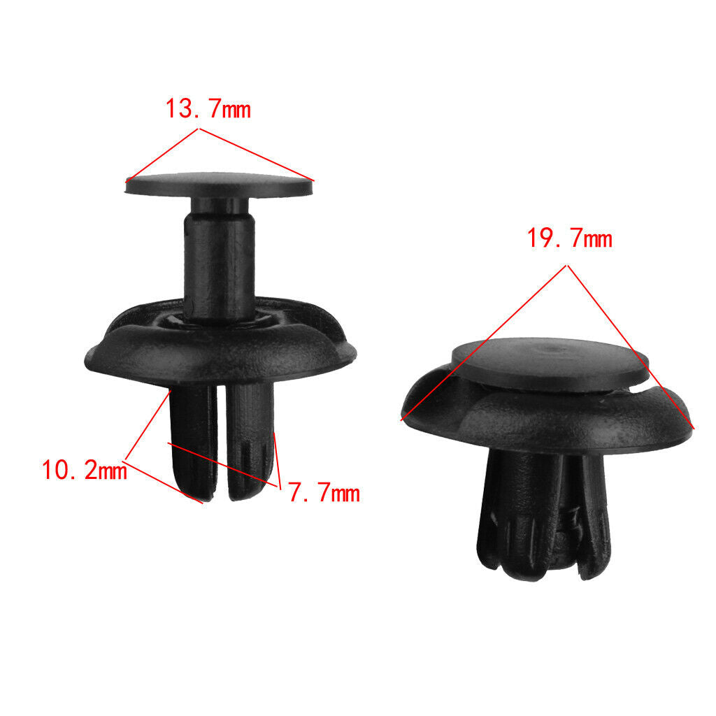 Nylon Push Type Clips For  City Civic Acura 91501-s04-003 30pcs