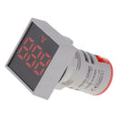 Mini Digital Voltmeter Voltage Meter Monitor Square Panel Indicator Light