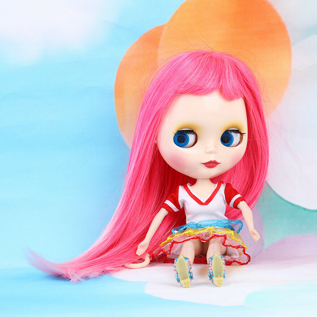Fashionable Short Top Colorful Layered Dress Underpants Suit for 1/6 Neo Blythe