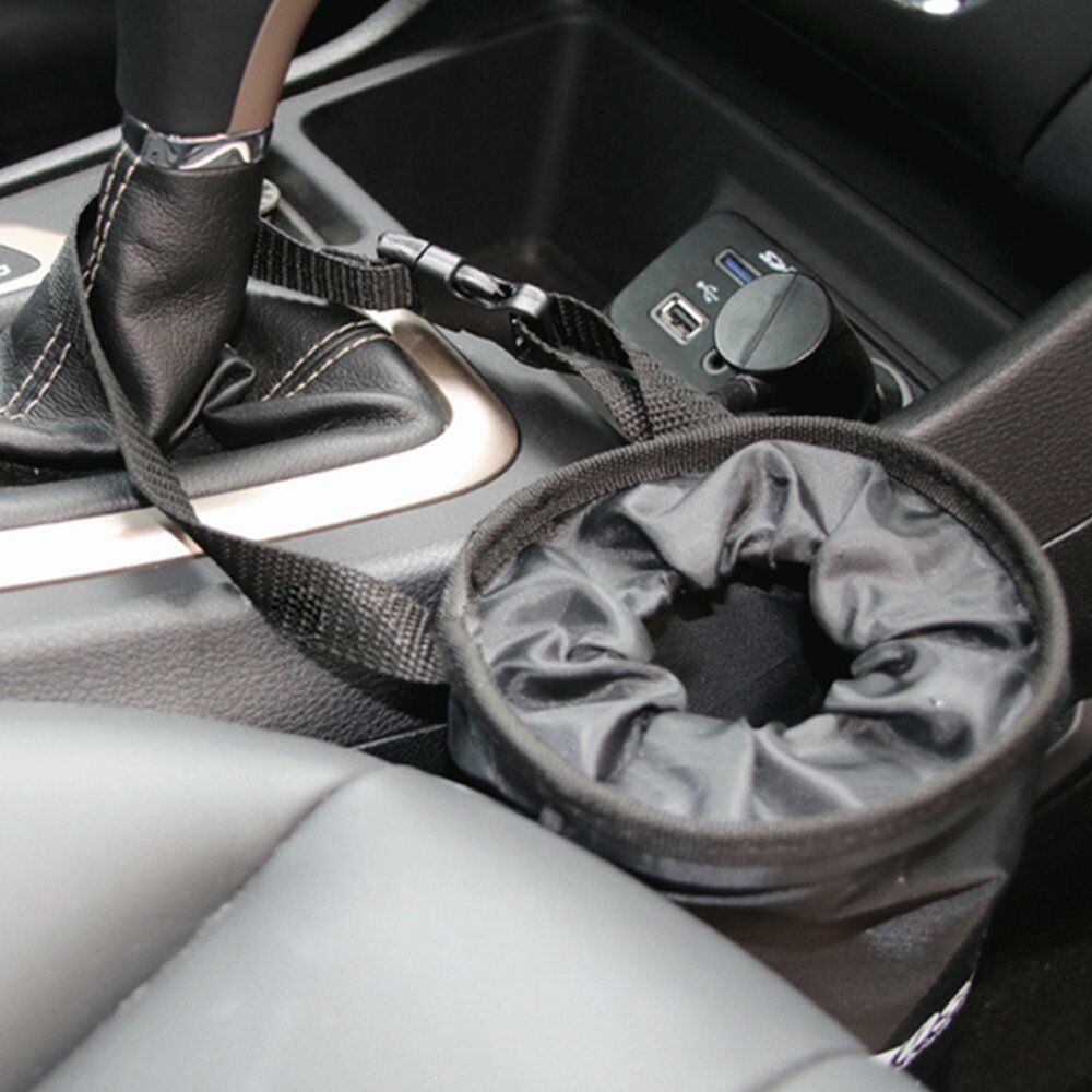 2x Trash Bags Car Trash Can Washable Leakproof Seatback Hanging Car Garbage Bags