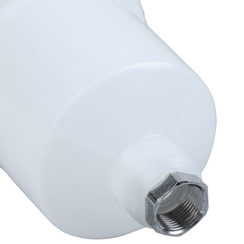 Plastic Sprayer Cup Air Gravity Feed Spray Paint Pot Thread For Spray ^.l8