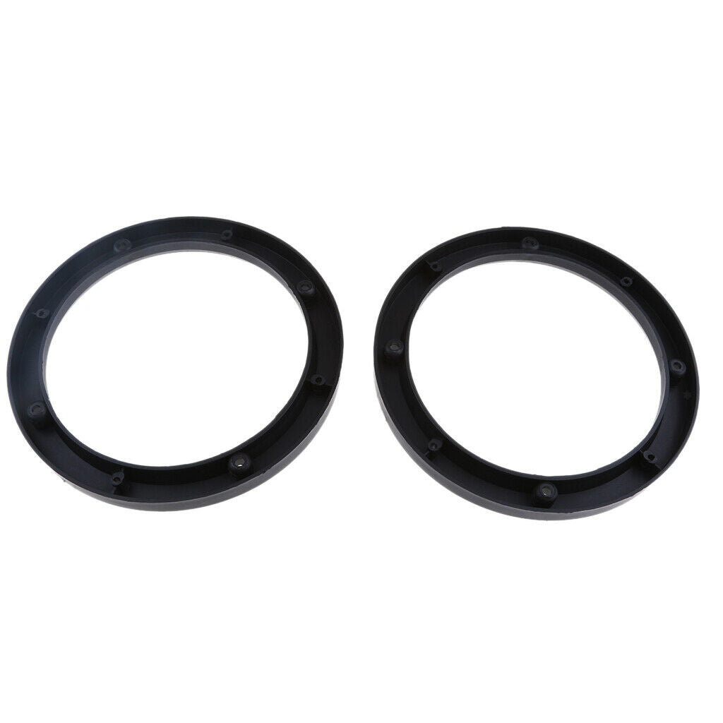 2x 6.5" Plastic Speaker Spacer Adaptor Ring Mounting Bracket for Auto Car