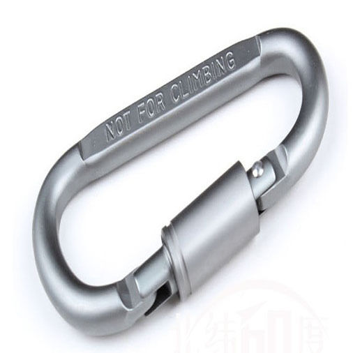 Outdoor D-Shaped Carabiners Keychain Backpack Buckle Aluminum Alloy 5PCS/ Lots