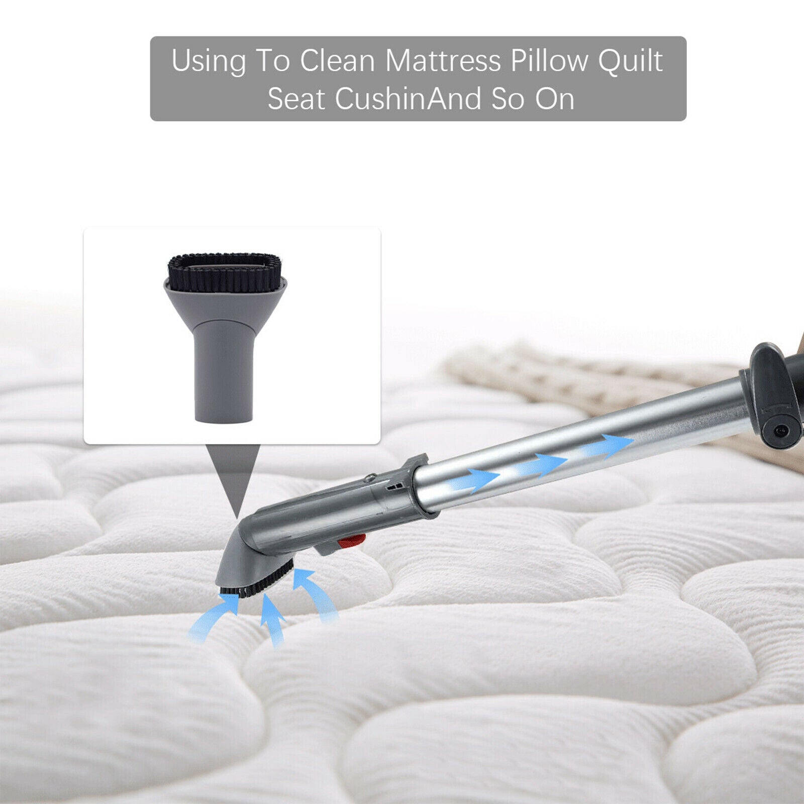Plastic Vacuum Crevice Nozzle + Dust Brush for Shark Rotator Lift Away NV501