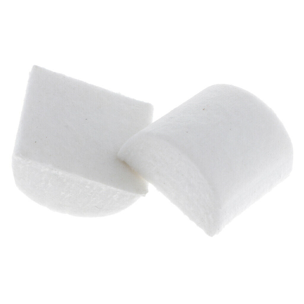 2 Packs Wool Felt Drum Dampers Electric Drums Beater Heads Instrument Kit