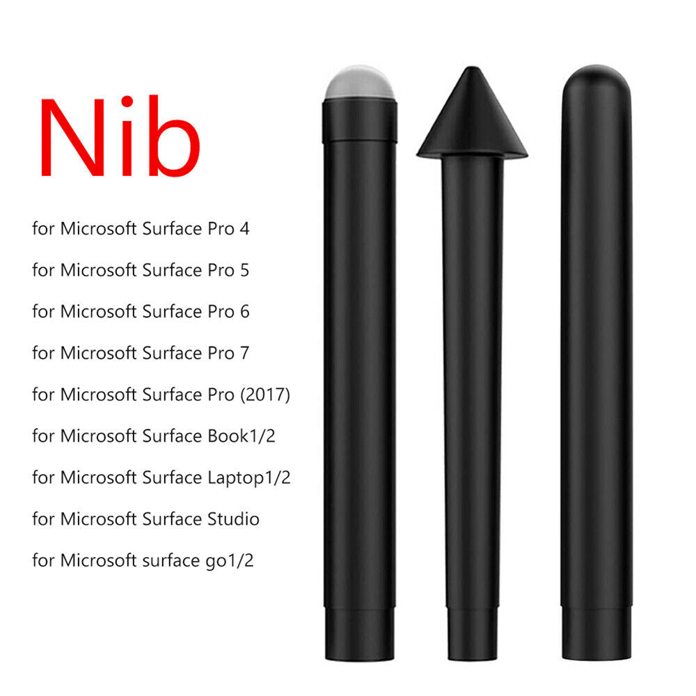 3pcs Pen Tips Stylus Pen Tip Replacement Kit HB 2H H for Microsoft Surface Pro