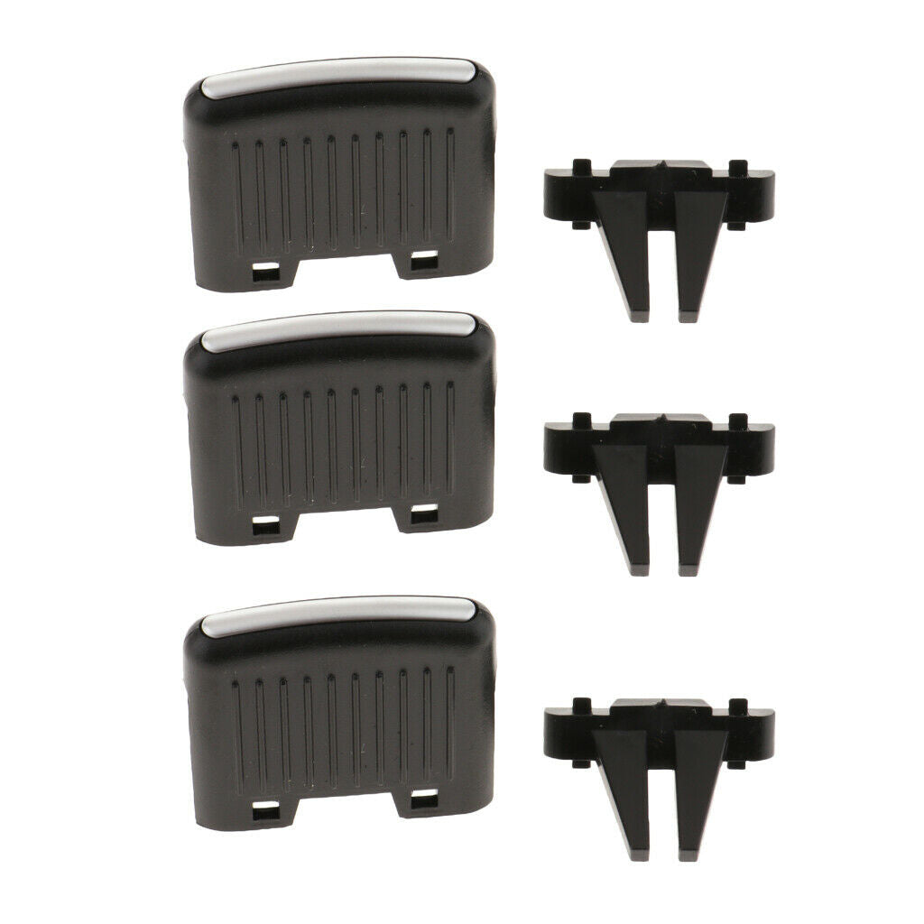 Pack of 3 Air Vent Outlet Tab Clip Air Conditioning Vent Replacement Tab for VW