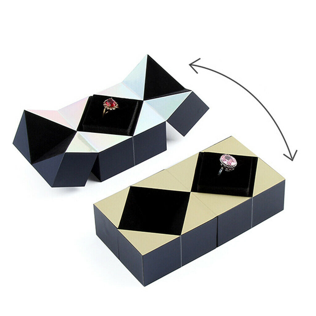 Creative Jewelry Box Rotating Ring Box Marriage Jewelry Display Gift Case