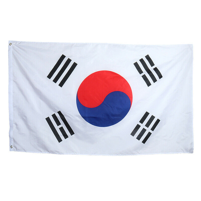 Large South Korea Flag Polyester the Korean National Banner 90*150cm NV Ad