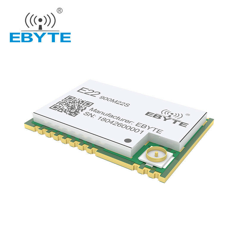 SX1262 LoRa Transceiver 915Mhz E22-900M22S 22dBm SMD IPEX IoT Wireless Module